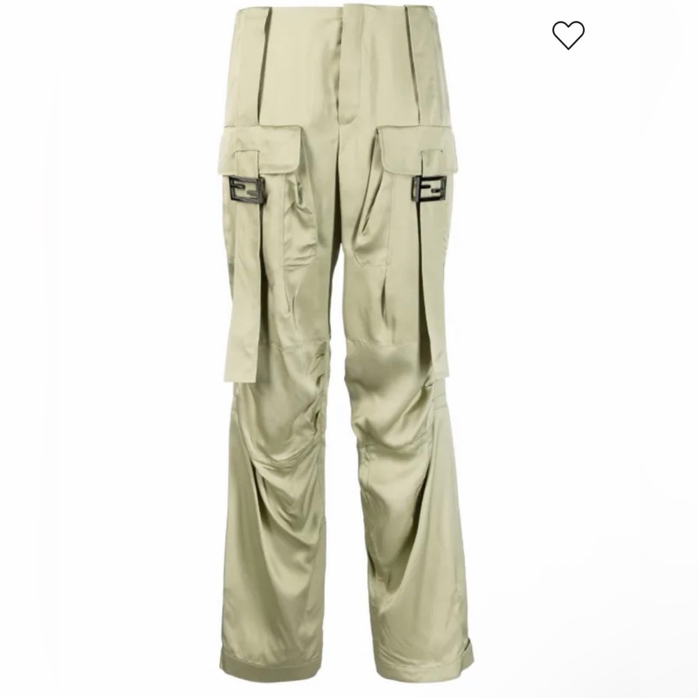 FENDI
satin-finish cargo trousers SZ 40